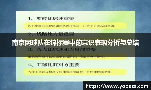 南京网球队在锦标赛中的意识表现分析与总结