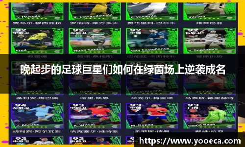 晚起步的足球巨星们如何在绿茵场上逆袭成名